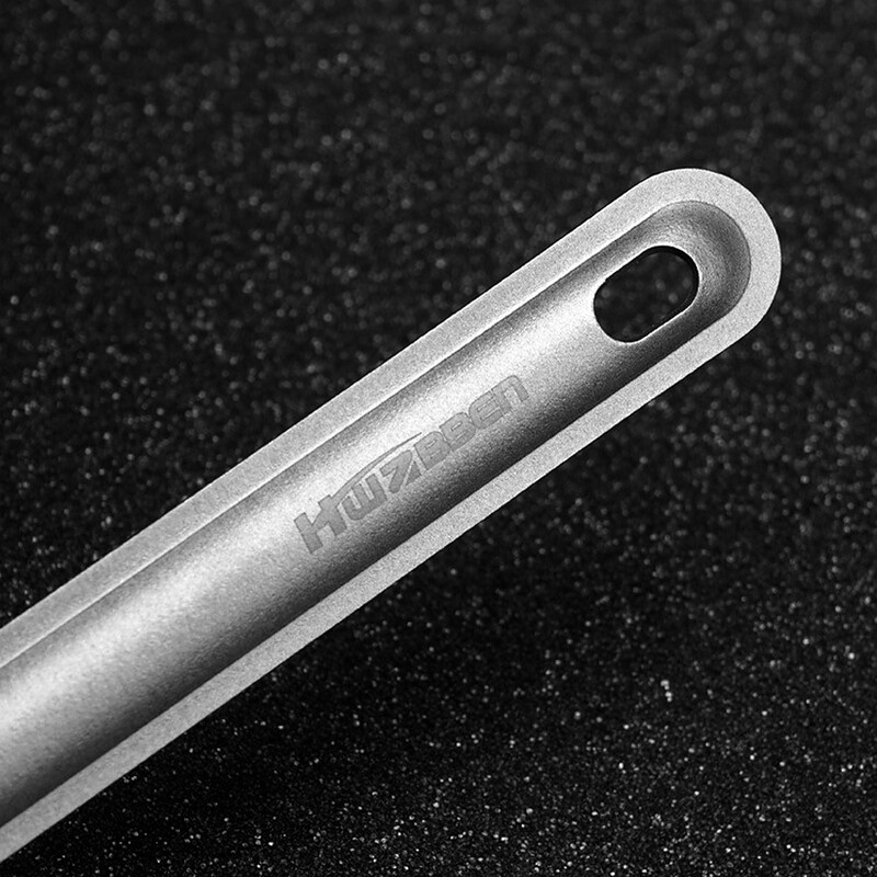 Izdržljiva žlica od titana Spork od titana, žlica s dugom drškom, pribor za jelo, oprema za kampiranje za kampiranje na otvorenom, piknik, planinarenje 2021.