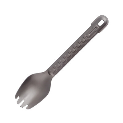 Titanium Spork Ελαφρύ μαχαιροπίρουνα για δείπνο Spork για το σπίτι υπαίθριο κάμπινγκ Πεζοπορία για πικ-νικ