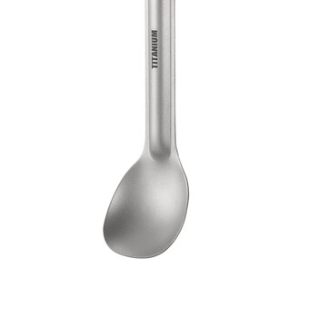 Lixada Titanium Long Handle Spoon Portable Outdoor Dinner Spoon μαχαιροπίρουνα Camping Backpacking Picnic Ultralight 15g