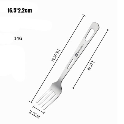 Prenosná titánová lyžica s dlhou rukoväťou, kempingové svetlo, titánový riad, príbory, vidlička, EDC environmentálne vonkajšie piknikové doplnky