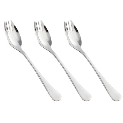 6 bucăți din oțel inoxidabil Sporks Picnic Linguri dublu scop Salată cu tăiței instant