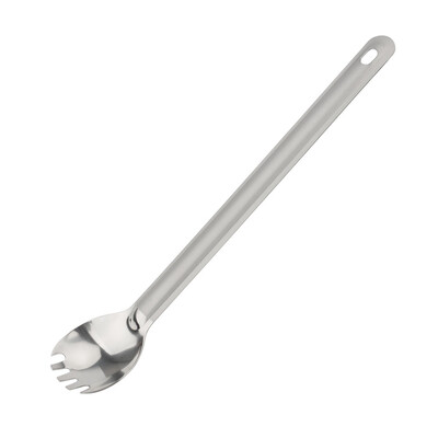 Vanjsko posuđe od legure titana Titanijska vilica s dugom drškom Žlica za kampiranje Prijenosna žlica za miješanje juhe Ultralaki pribor za putovanja