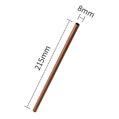 Πολύχρωμα φορητά σκεύη πόσιμου με σωλήνα αναρρόφησης με σιφώνιο από άχυρο από καθαρό τιτάνιο