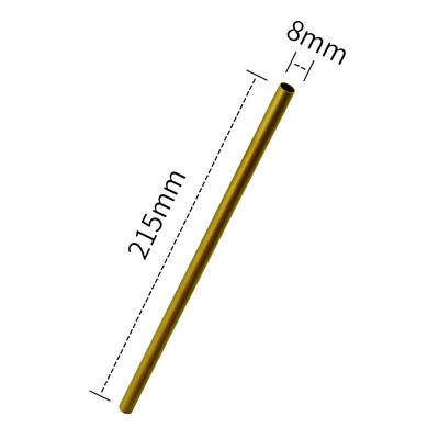 Πολύχρωμα φορητά σκεύη πόσιμου με σωλήνα αναρρόφησης με σιφώνιο από άχυρο από καθαρό τιτάνιο