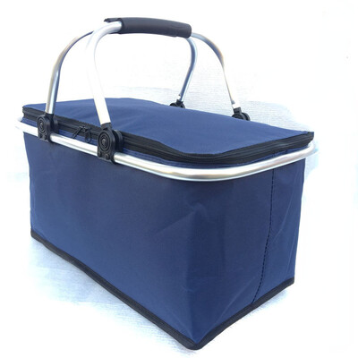 Coș de depozitare izolație pentru picnic în aer liber mașină Oxford Cutie frigorifică de livrare a alimentelor Coș de cumpărături pliabil Cutie de depozitare pentru portbagaj