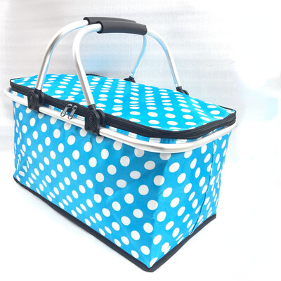 Coș de depozitare izolație pentru picnic în aer liber mașină Oxford Cutie frigorifică de livrare a alimentelor Coș de cumpărături pliabil Cutie de depozitare pentru portbagaj