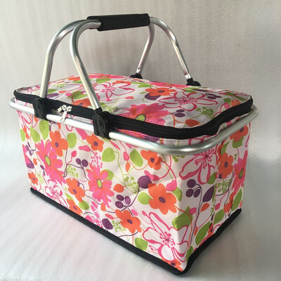 Coș de depozitare izolație pentru picnic în aer liber mașină Oxford Cutie frigorifică de livrare a alimentelor Coș de cumpărături pliabil Cutie de depozitare pentru portbagaj