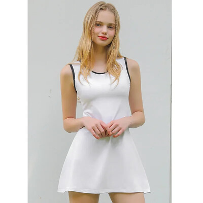 Sportovi na otvorenom, trčanje, teniske haljine bez rukava Seksi uska kratka suknja A-kroja s propusnom podstavom Odjeća prijatna za kožu