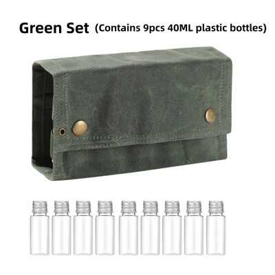 Vanjski set boca začina, prijenosna, sklopiva vodootporna vrećica velikog kapaciteta, kampiranje, planinarenje, piknik, roštilj, torba za začine