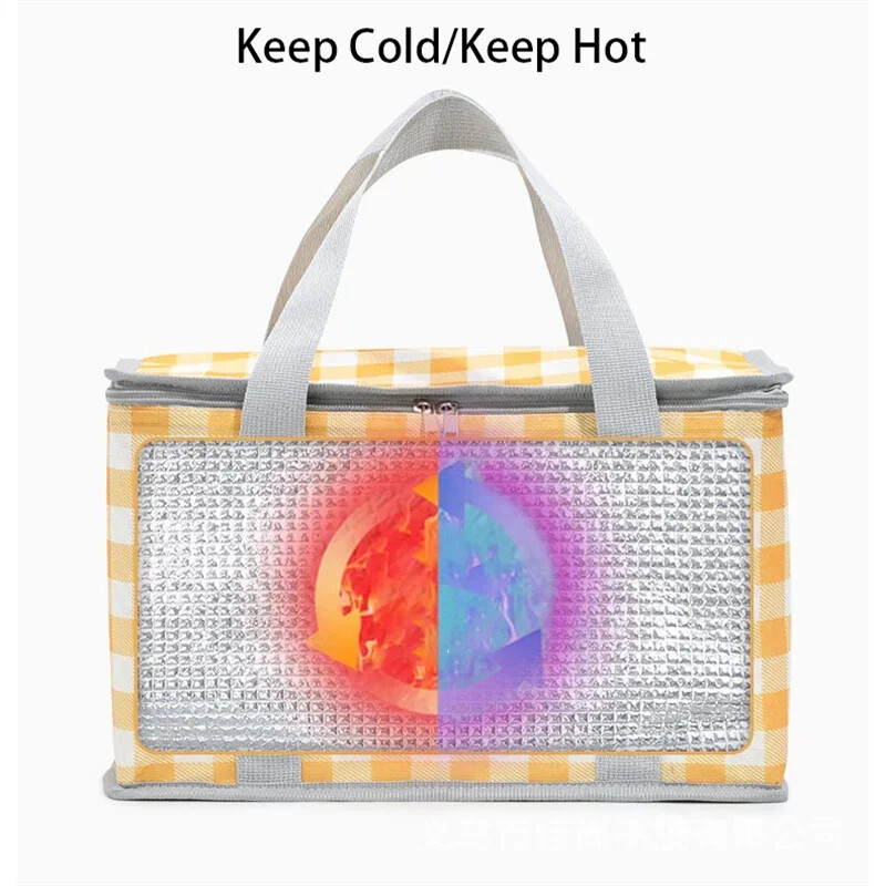 Prijenosna toplinska izolacijska torba velikog kapaciteta Košara za piknik Podebljana Oxford tkanina Vanjske ručne torbe Oprema za kampiranje