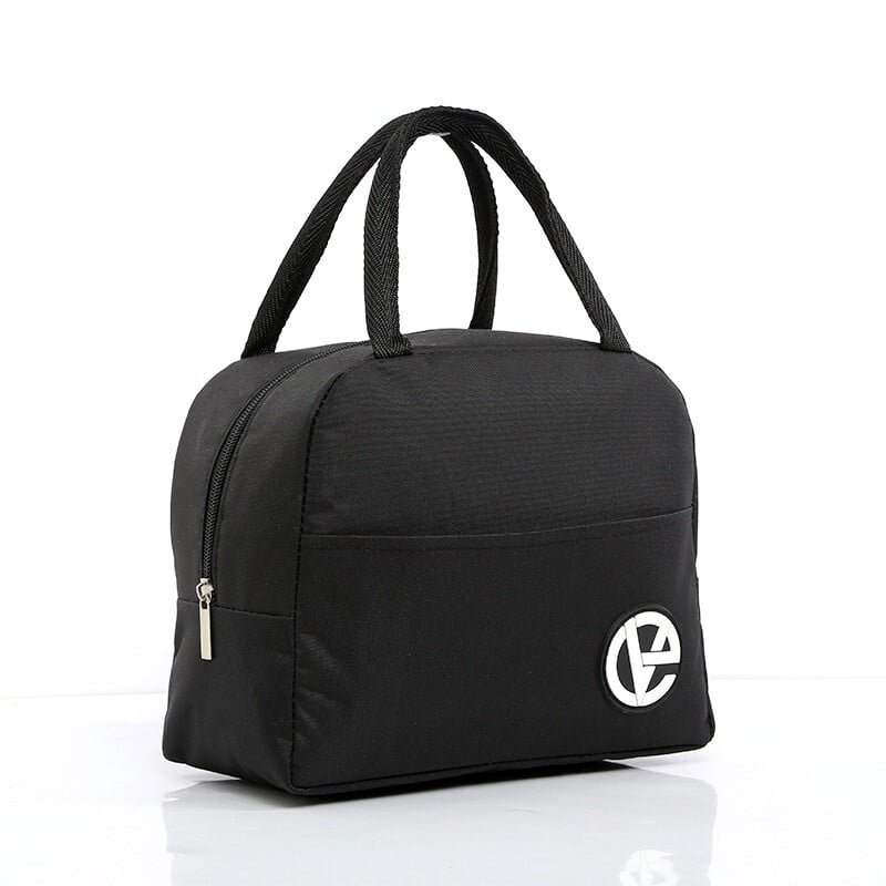 1vnt Nešiojamas šviežias šaldymo krepšys moterims, vandeniui atsparus nailoninis užtrauktukas, terminis Oksfordo pietų iškylų krepšys, laikymo dėžutė, nešiojamas maisto rankinės