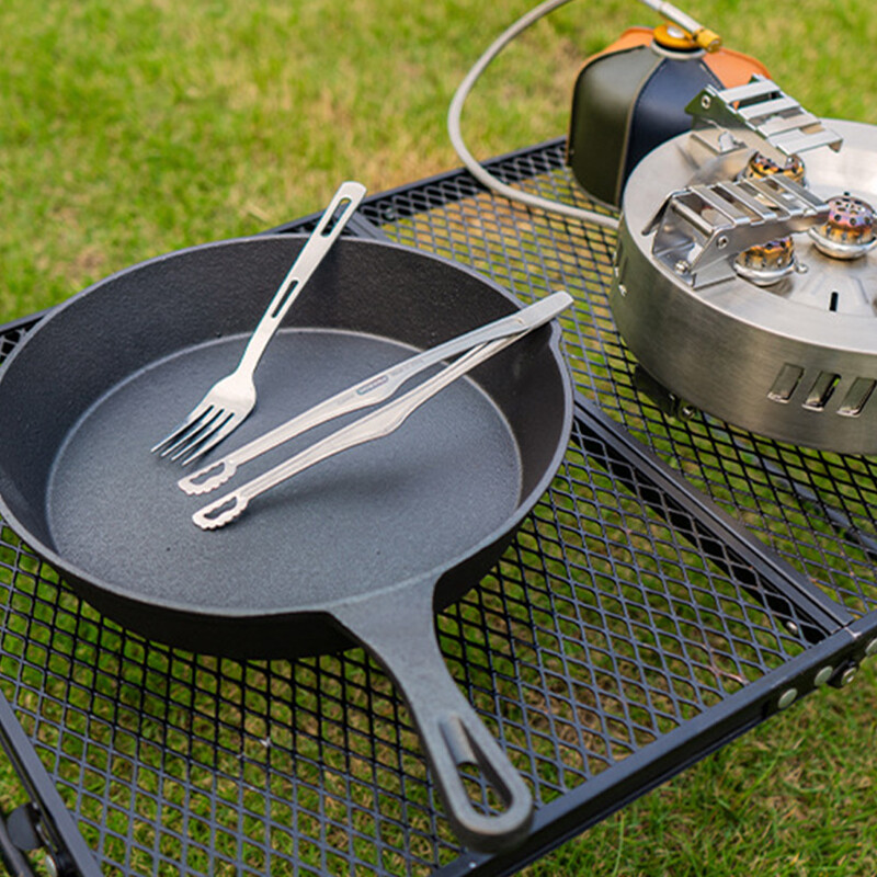 Mini Camping BBQ Clip Nerūsējošā tērauda virtuve Liellopu gaļas pārtikas knaibles Īpaši viegli karstumizturīgi atkārtoti lietojami kempinga trauki grilēšanas piknikam