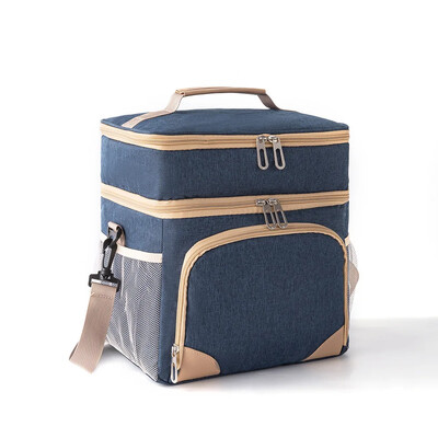 Nova podebljana izolacijska torba za piknik na otvorenom, izolacija za led, dvoslojna vodootporna uredska torba za ručak