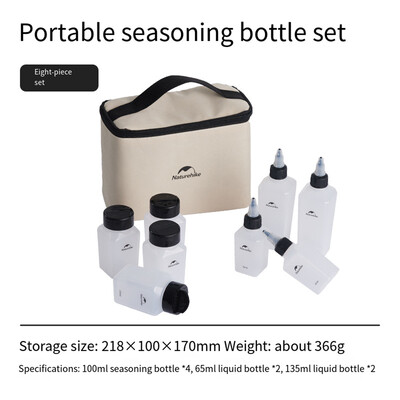 Naturehike-Camping Staklenka za začine, prijenosna posuda za začine, pribor za kuhanje, roštilj na otvorenom, konzerva začina