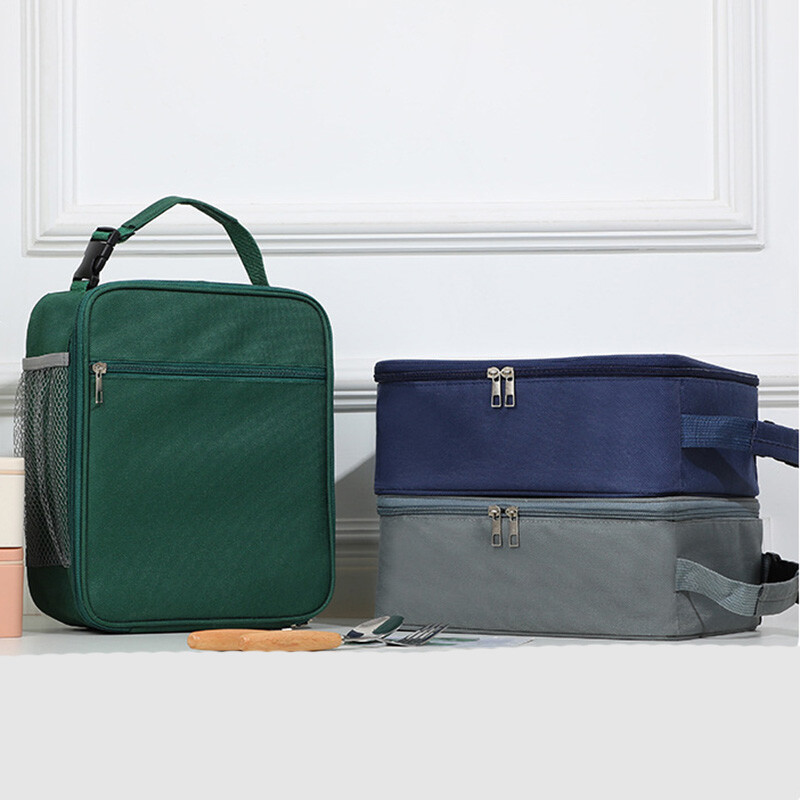 Torba za ručak Tote Prijenosna izolirana kutija Platnena termalna posuda za hladnu hranu Školski piknik Muškarci Žene Djeca Putna kutija za ručak Održava toplinu