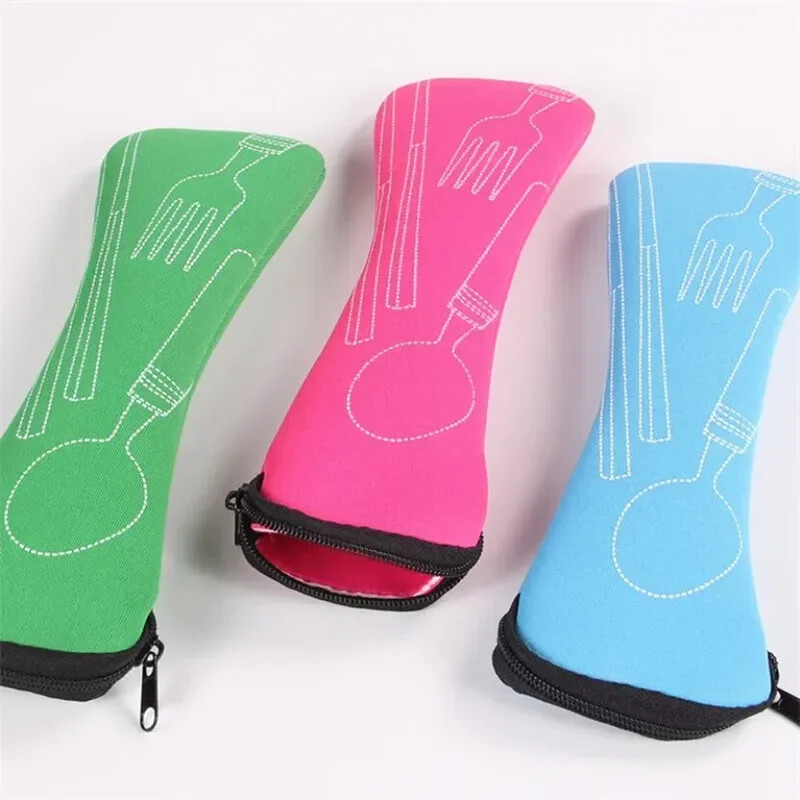 Torba za posuđe Periva s patentnim zatvaračem Putna torbica za pribor za jelo Prijenosna torbica za večeru Kućanski alat Kampiranje Pribor za putovanja