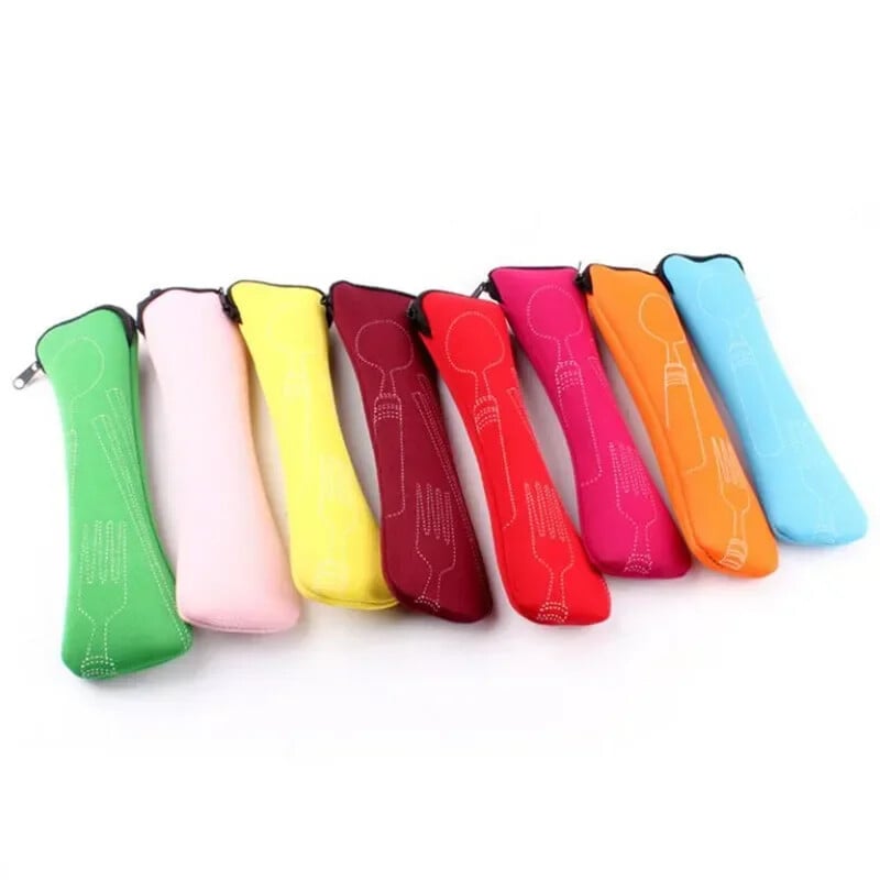 Torba za posuđe Periva s patentnim zatvaračem Putna torbica za pribor za jelo Prijenosna torbica za večeru Kućanski alat Kampiranje Pribor za putovanja