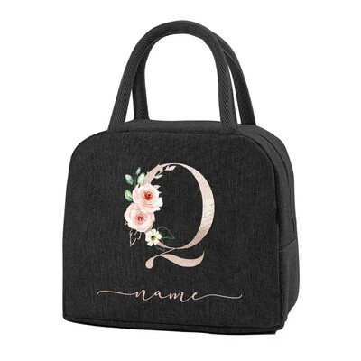 Egyedi elnevezésű termikus élelmiszertáska Hordozható jeges étel piknikzsákok Ajándék ebéd-tartozékok gyerekeknek Termikus élelmiszertáska Női ebédtáska