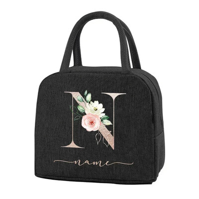 Egyedi elnevezésű termikus élelmiszertáska Hordozható jeges étel piknikzsákok Ajándék ebéd-tartozékok gyerekeknek Termikus élelmiszertáska Női ebédtáska