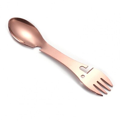 Πιρούνι για πικνίκ Πιρούνι Πιρούνι Σετ κουτάλι Πολυλειτουργικό από ανοξείδωτο ατσάλι Spork με ανοιχτήρι μπουκαλιών για υπαίθριο πικνίκ για σακίδιο