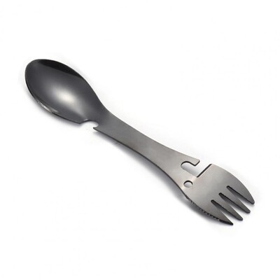 Πιρούνι για πικνίκ Πιρούνι Πιρούνι Σετ κουτάλι Πολυλειτουργικό από ανοξείδωτο ατσάλι Spork με ανοιχτήρι μπουκαλιών για υπαίθριο πικνίκ για σακίδιο