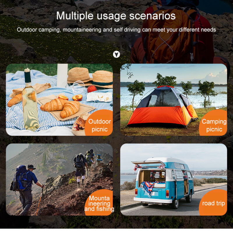 Nerezový kempingový hrnček, titánový hrnček, turistický riad, piknikový riad, vonkajšia cestovná súprava na varenie, turistický riad, prenosný