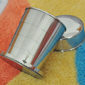 Prijenosne čaše za putovanja na otvorenom Sklopiva čaša za vodu od nehrđajućeg čelika otporna na toplinu Izdržljiva čaša za vanjska putovanja za kampiranje planinarenje piknik roštilj