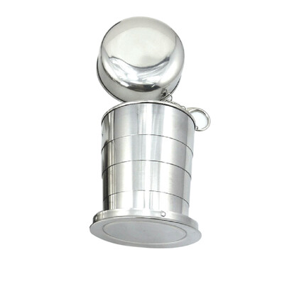 Prijenosne čaše za putovanja na otvorenom Sklopiva čaša za vodu od nehrđajućeg čelika otporna na toplinu Izdržljiva čaša za vanjska putovanja za kampiranje planinarenje piknik roštilj