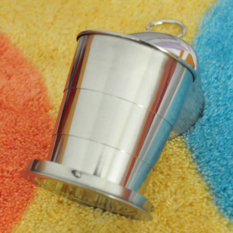 Prijenosne čaše za putovanja na otvorenom Sklopiva čaša za vodu od nehrđajućeg čelika otporna na toplinu Izdržljiva čaša za vanjska putovanja za kampiranje planinarenje piknik roštilj