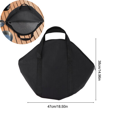 Kuhinjski pribor za kampiranje Torba za pohranu posuđa Antikoliziona posuda za roštilj Tava Organizator Zaštita Piknik Oprema za kampiranje