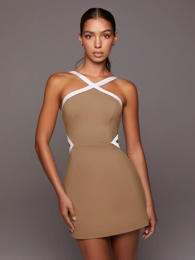 2024 Pad Sportski grudnjak Anti kratke hlače Ženski jednodijelni kombinezon Yoga Set Haljina Atletski Golf Badminton Tenis Aktivna odjeća