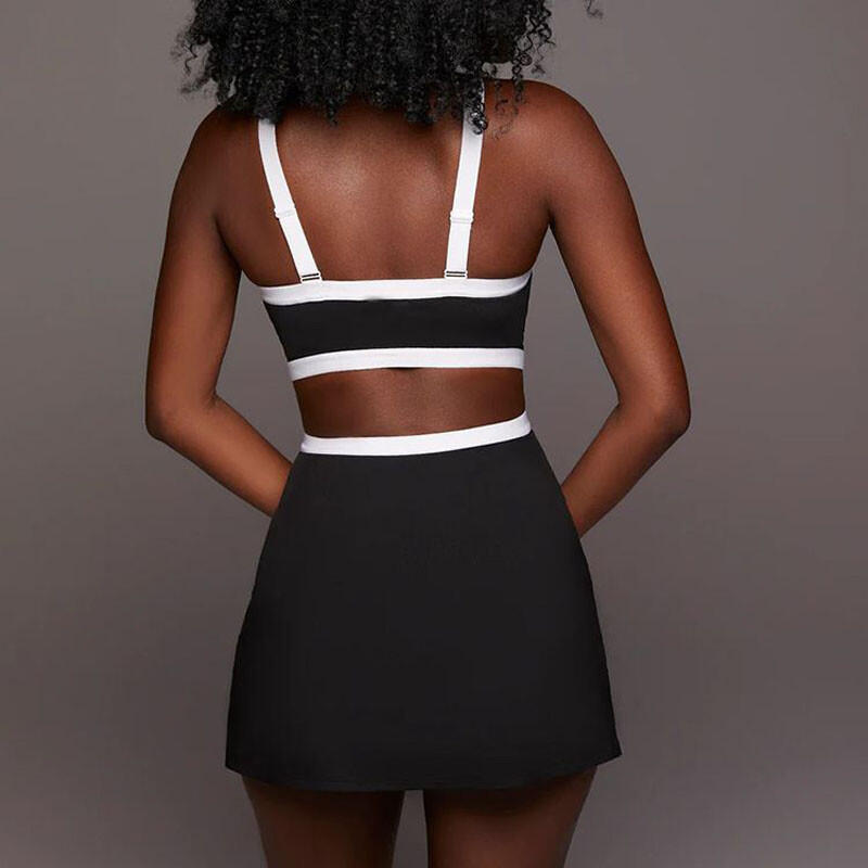 2024 Pad Sportski grudnjak Anti kratke hlače Ženski jednodijelni kombinezon Yoga Set Haljina Atletski Golf Badminton Tenis Aktivna odjeća