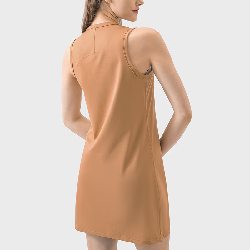 Teniska haljina Žensko sportsko odijelo bez rukava Široka prozračna suknja za fitness za trčanje Ženske suknje za golf, badminton, joga