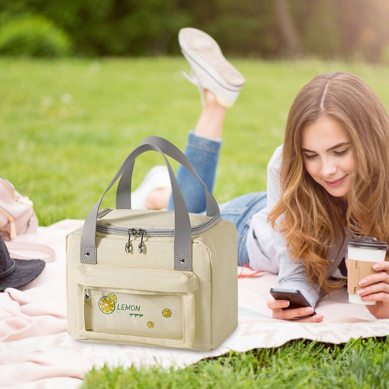 Torba za piknik Izolacijska vrećica za piknik s ledom s ručkom Termalna torba za hranu Nosiljka za piće Izolirana torba za piknik na plaži Putovanja Putovanje