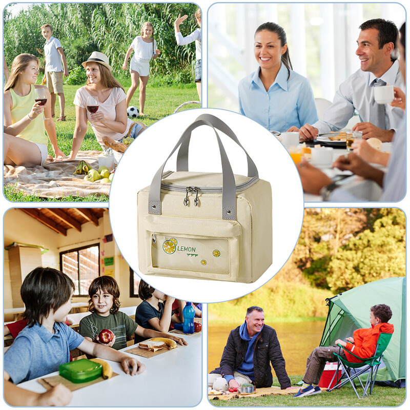 Torba za piknik Izolacijska vrećica za piknik s ledom s ručkom Termalna torba za hranu Nosiljka za piće Izolirana torba za piknik na plaži Putovanja Putovanje