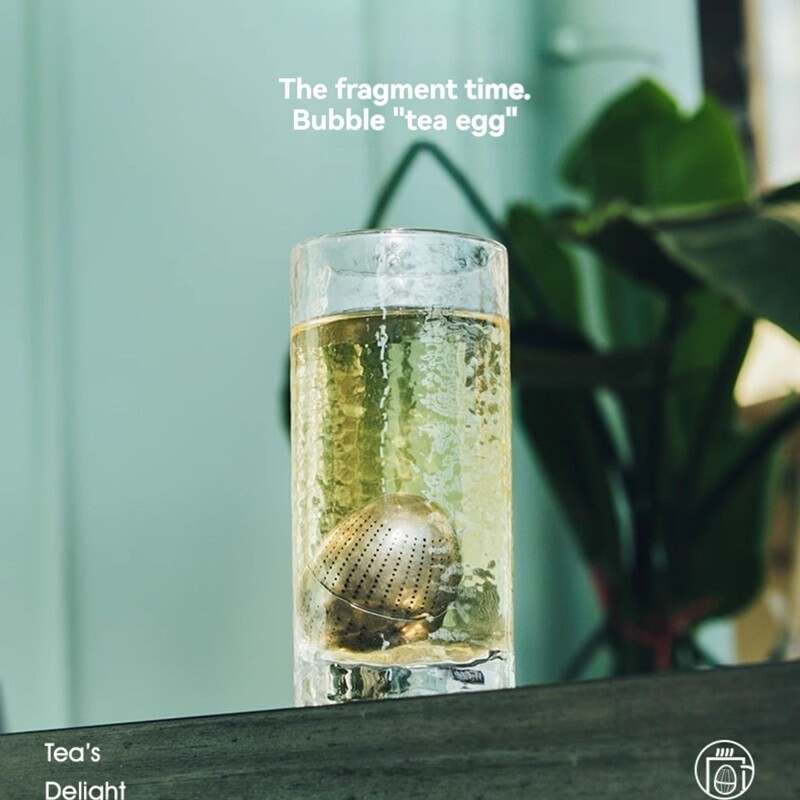 Keith Pure Titanium Tea Egg, ugrađeni filtar za čaj, čajni pješčani sat, filtar od čistog titana, prijenosni, lagani i kompaktni Mi3920