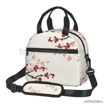 Izolirane torbe za ručak u obliku japanske sakure u obliku cvjetova trešnje za žene, djevojke Termalni hladnjak Bento kutija za posao, školski piknik