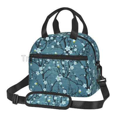 Izolirane torbe za ručak u obliku japanske sakure u obliku cvjetova trešnje za žene, djevojke Termalni hladnjak Bento kutija za posao, školski piknik