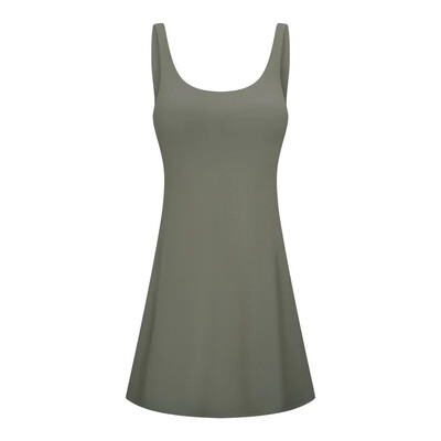 Ženske teniske haljine s kratkim hlačama Jednodijelni uski odijela za jogu Jastučići Odjeća za jogu Sportska odjeća Ženska odjeća za teretanu