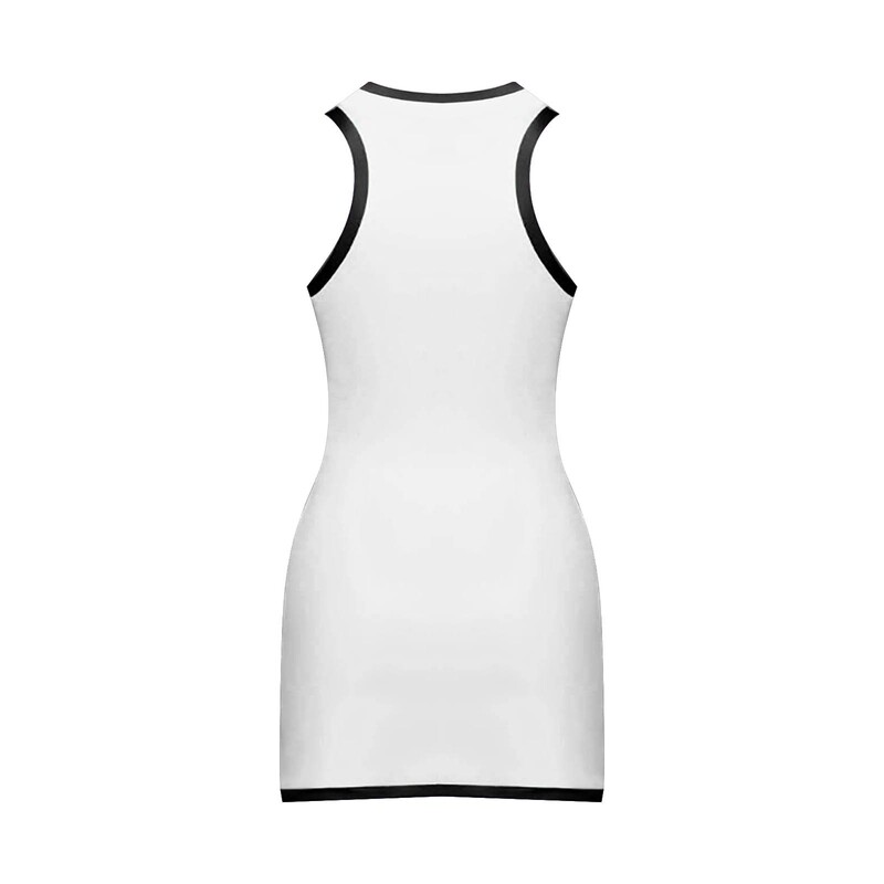 Hansber naiste õhukesed varrukateta treening tennisekleit võidusõitja selja tõmblukk sportlik treening Spordikleit Suvised rõivad, püksid