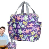 Izolovaná obedová taška, termálna chladiaca taška na potraviny, obedová nádoba s veľkou kapacitou na potraviny, obedové nádoby, termálna obedová taška na...