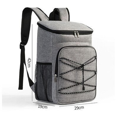 20L prijenosna termalna torba za ručak Izdržljiva debljina Vodootporni hladnjak Torbica s izolacijom od leda Kampiranje Oxford Kutija za hranu Ruksaci za večeru