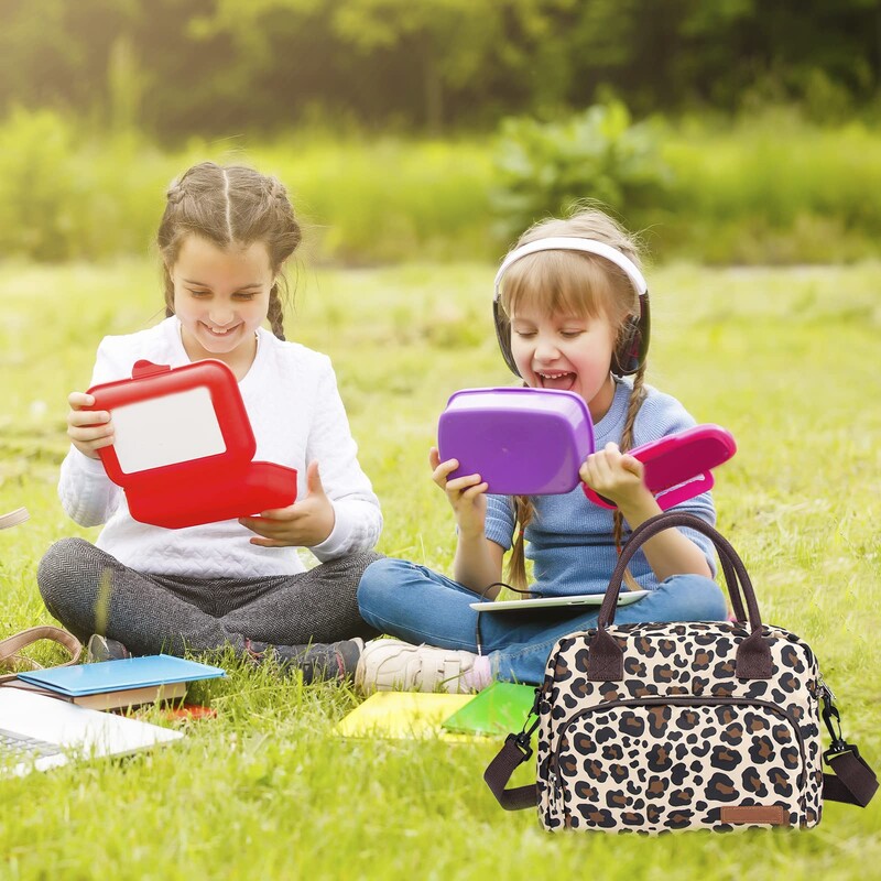 Leopard kutija za ručak Izolirana torba za kampiranje s odvojivim remenom za rame Velika termo torba Organizator za odrasle Radni piknik