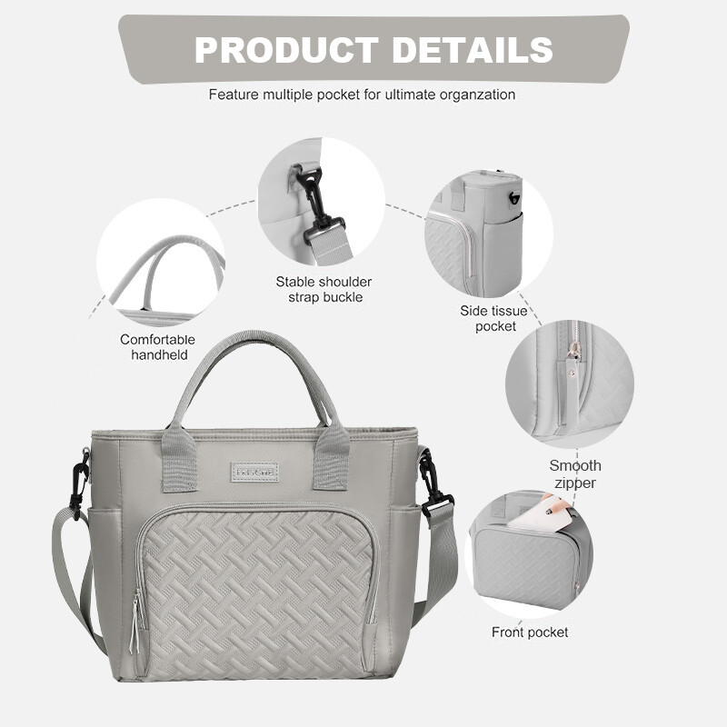 Mekana rashladna torba, izolirana sklopiva rashladna torba za ručak za posao, kampiranje, putovanje na plažu, prijenosna, mekana, nepropusna, vodootporna