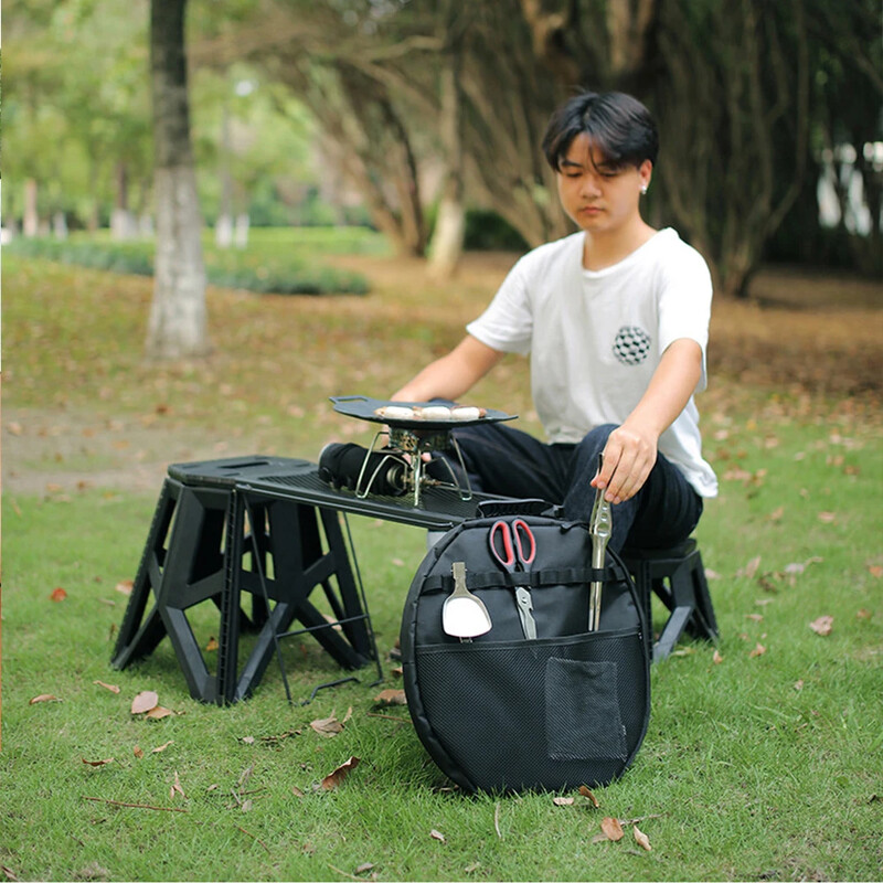 Prenosné vrecko na grilovaciu panvicu, kempingové liatinové hrnce, taška na prenášanie, vrecko na piknikový riad, organizér na panvicu, tašky na pečenie