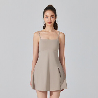 Ženska teniska sportska haljina bez rukava Haljine s naramenicama za jogu Podstavljene suknje za trčanje Golf Badminton Trenirke Škorte za fitness u teretani