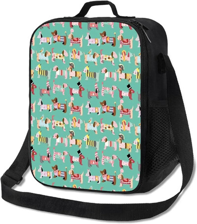 Tema, izolirana torba za ručak za žene, muškarce, cvjetne ružičaste ruže, tulipani, sažetak, za višekratnu upotrebu, nepropusna za odrasle, uredsko prikladno putovanje, piknik,