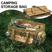 Torba za pohranu za kampiranje s ručkama, torba za alat 45L, torba za alat, sklopive torbe za vanjski vrt, torba za alat