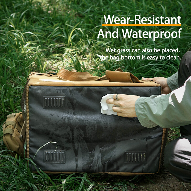 Torba za pohranu za kampiranje s ručkama, torba za alat 45L, torba za alat, sklopive torbe za vanjski vrt, torba za alat