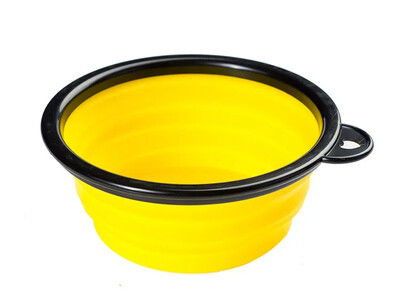 450 ML sklopiva silikonska zdjela za kućne ljubimce, prijenosna posuda za hranu za štene, sklopiva hranilica za kampiranje na otvorenom, dodaci za pse